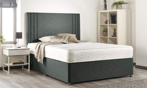 Bed Centre Manhattan Grey Divan